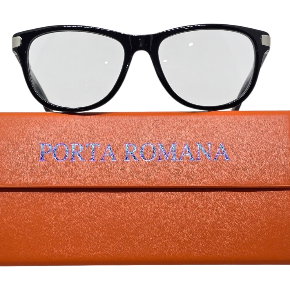 Porta Romana Black and Silver Glasses WOOD PLASTIC COMBINATION